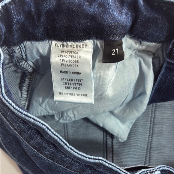 Flying Monkey Blue Boot Cut Jeans Classic Style - Picture 6 of 7